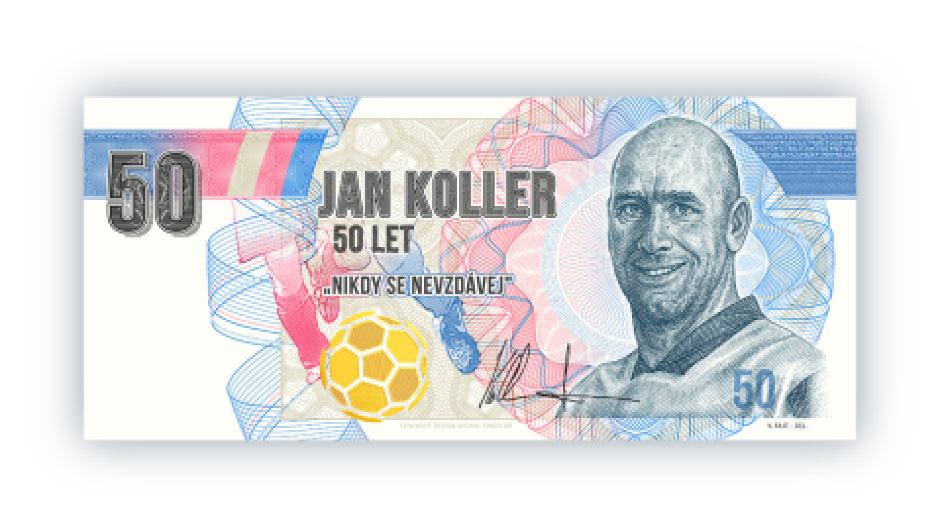 Jan Koller má bankovku