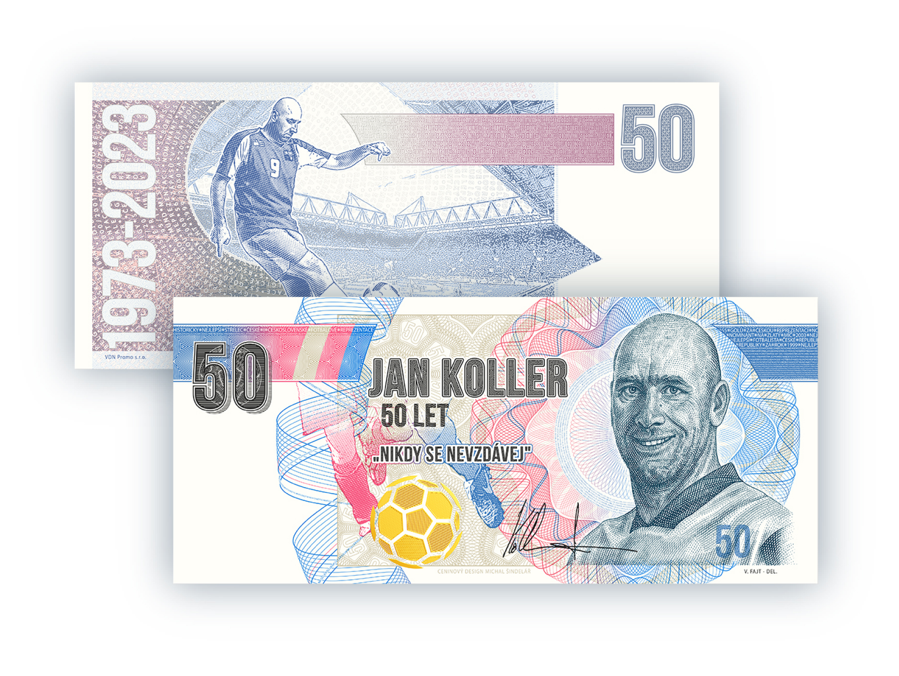 Bankovka Jan Koller 50