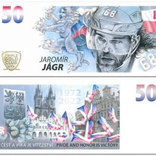 Bankovka Jaromír Jágr 50